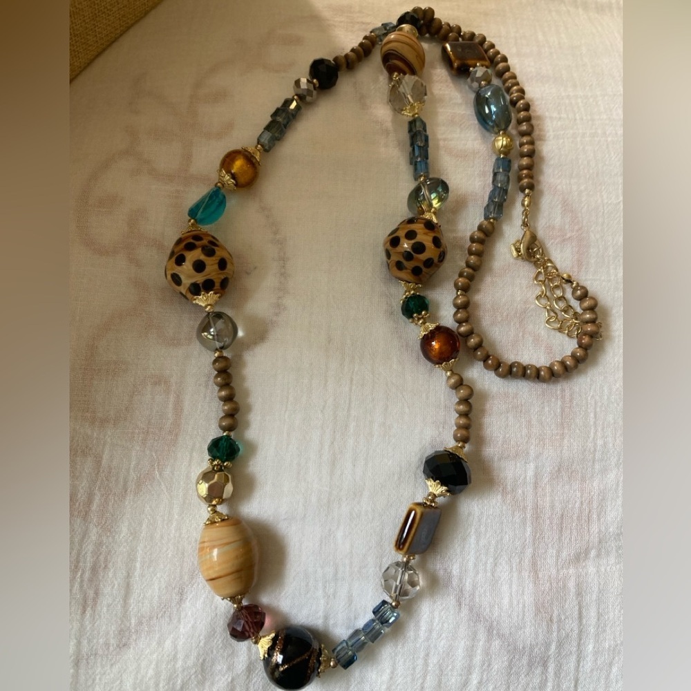 Premier Designs Multi Strands Variety of Beads 36” Necklace - Picture 8 of 11